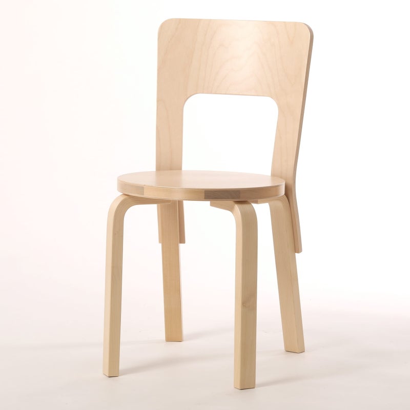 アルテック Chair 66 ナチュラル ラッカー｜背板がしなる座り心地｜Scope