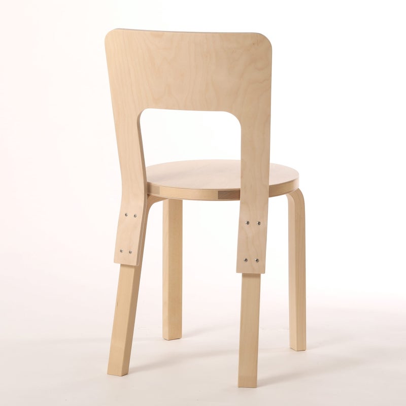 アルテック Chair 66 ナチュラル ラッカー｜背板がしなる座り心地｜Scope