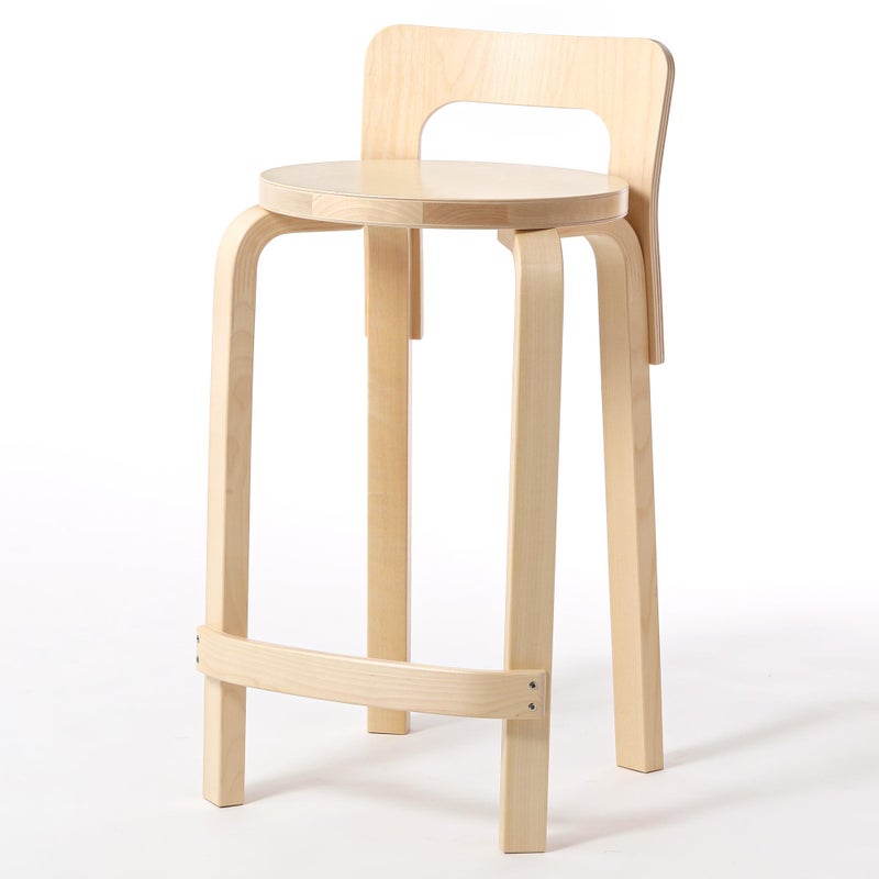 アルテック　ハイチェア　K65　ハイスツール　ホワイトラミネート　スコープ K65 High Chair | Artek (アルテック)