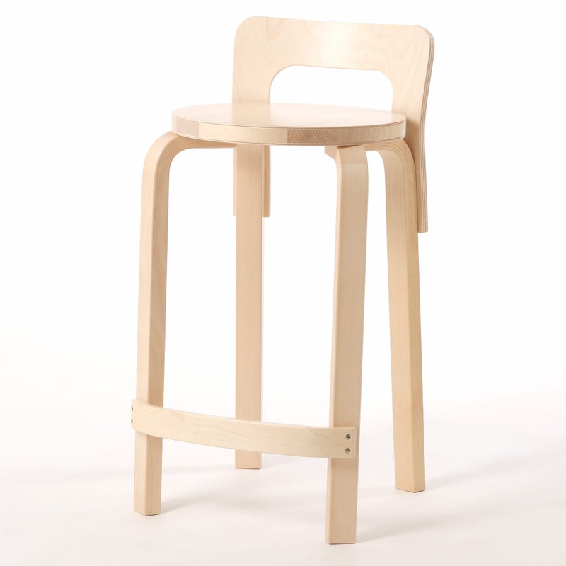 アルテック　ハイチェア　K65　ホワイトラミネート　スコープ　ハイスツール アルテック K65 High Chair｜座面60cmで台所の椅子に｜Scope