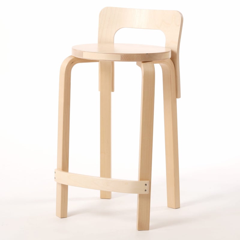 アルテック　ハイチェア　K65　ハイスツール　ホワイトラミネート　スコープ K65 High Chair | Artek (アルテック)