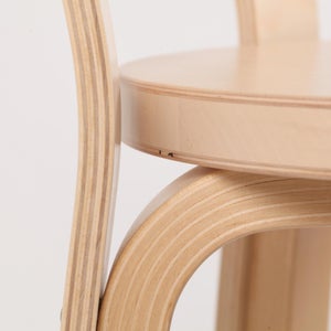 K65 High Chair ナチュラル ラッカー 0388