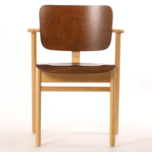 Domus chair ウォールナット(S)×ハニー(F) 0181