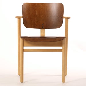 Domus chair ウォールナット(S)×ハニー(F) 0193