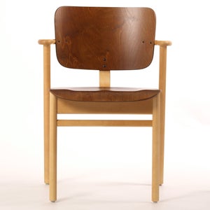Domus chair ウォールナット(S)×ハニー(F) 0194