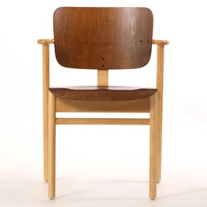 Domus chair ウォールナット(S)×ハニー(F) 0195