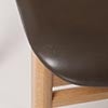 Domus chair オーク 革張り ルクソール グレー 0343