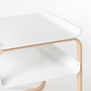 915 サイドテーブル ホワイト ラッカー 0132