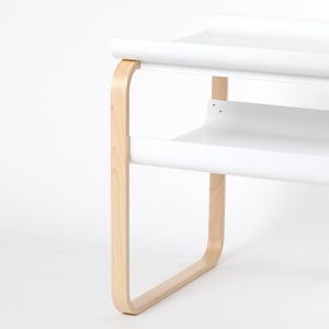 915 サイドテーブル ホワイト ラッカー 0134