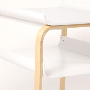 915 サイドテーブル ホワイト ラッカー 0133