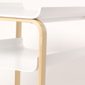 915 サイドテーブル ホワイト ラッカー 0133