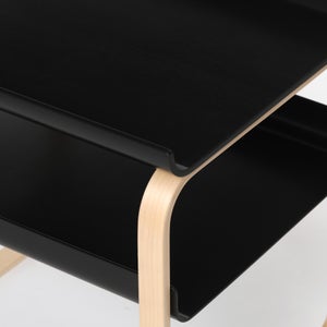 915 サイドテーブル ブラック ラッカー 0076