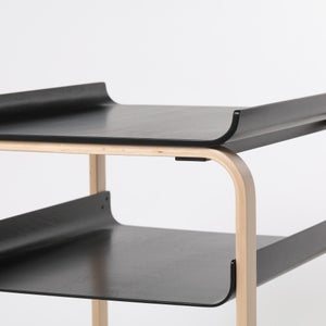 915 サイドテーブル ブラック ラッカー 0077