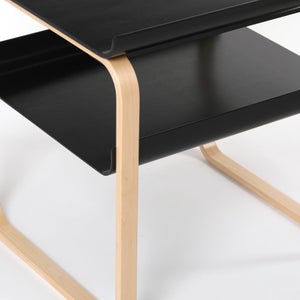 915 サイドテーブル ブラック ラッカー 0078