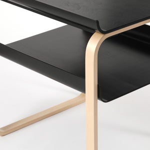 915 サイドテーブル ブラック ラッカー 0080