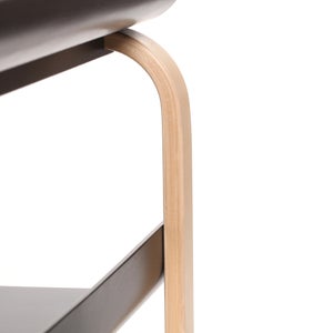 915 サイドテーブル ブラック ラッカー 0076