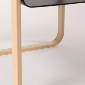 915 サイドテーブル ブラック ラッカー 0077