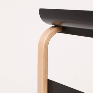 915 サイドテーブル ブラック ラッカー 0079