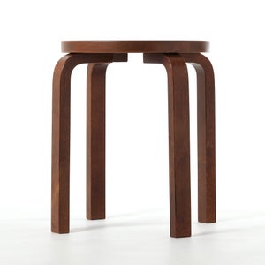 Stool E60 4本脚 ウォールナット ステイン 0135