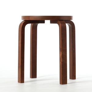 Stool E60 4本脚 ウォールナット ステイン 0141