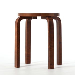 Stool E60 4本脚 ウォールナット ステイン 0145