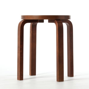 Stool E60 4本脚 ウォールナット ステイン 0146