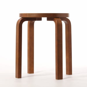 Stool E60 4本脚 ウォールナット ステイン 0153