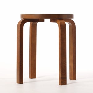 Stool E60 4本脚 ウォールナット ステイン 0154