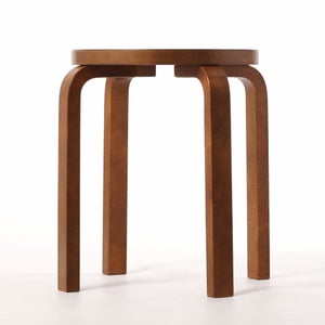 Stool E60 4本脚 ウォールナット ステイン 0156