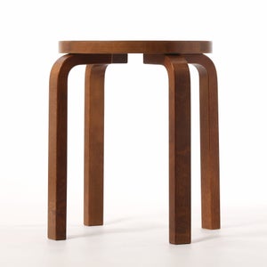 Stool E60 4本脚 ウォールナット ステイン 0157
