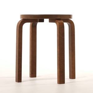Stool E60 4本脚 ウォールナット ステイン 0161