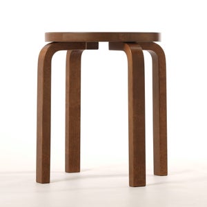 Stool E60 4本脚 ウォールナット ステイン 0162