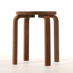 Stool E60 4本脚 ウォールナット ステイン 0163