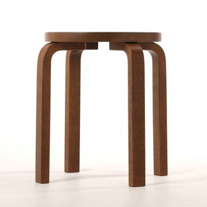 Stool E60 4本脚 ウォールナット ステイン 0164