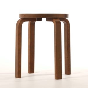 Stool E60 4本脚 ウォールナット ステイン 0165