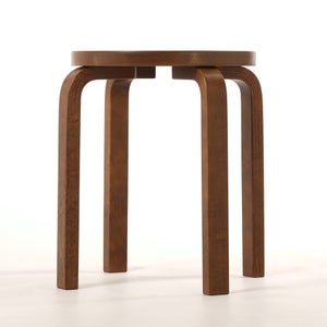 Stool E60 4本脚 ウォールナット ステイン 0166