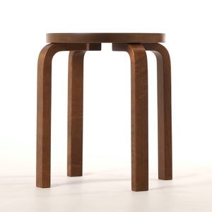 Stool E60 4本脚 ウォールナット ステイン 0167