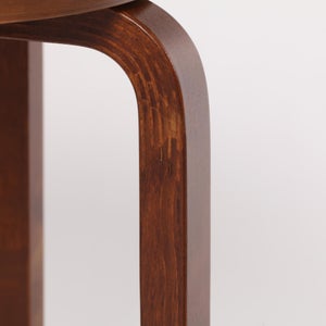 Stool E60 4本脚 ウォールナット ステイン 0141