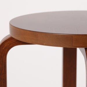 Stool E60 4本脚 ウォールナット ステイン 0143