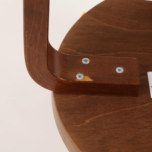 Stool E60 4本脚 ウォールナット ステイン 0164