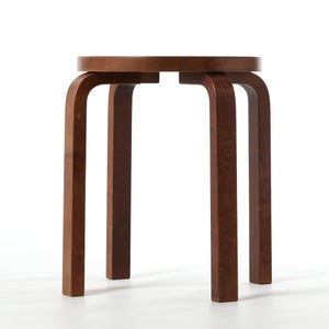 Stool E60 4本脚 ウォールナット ステイン 0142