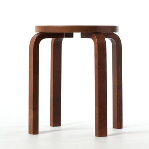 Stool E60 4本脚 ウォールナット ステイン 0143