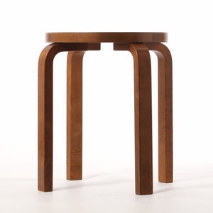 Stool E60 4本脚 ウォールナット ステイン 0154