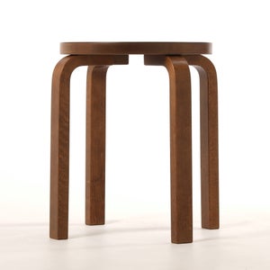 Stool E60 4本脚 ウォールナット ステイン 0163