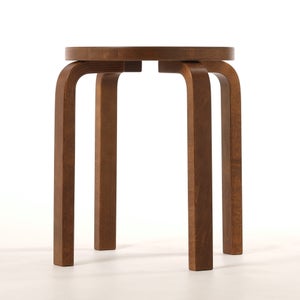 Stool E60 4本脚 ウォールナット ステイン 0166