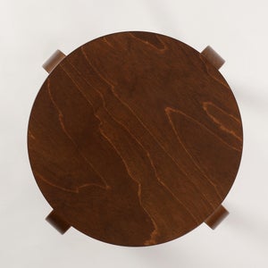 Stool E60 4本脚 ウォールナット ステイン 0141