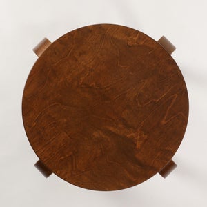 Stool E60 4本脚 ウォールナット ステイン 0143