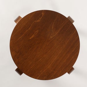 Stool E60 4本脚 ウォールナット ステイン 0144