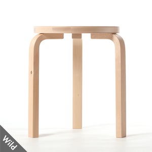 Stool 60 3本脚 ナチュラル ラッカー 0882