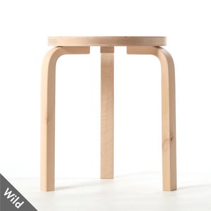 Stool 60 3本脚 ナチュラル ラッカー 0893